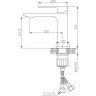 Смеситель для раковины BELBAGNO LUCE LUC-LVM-CRM